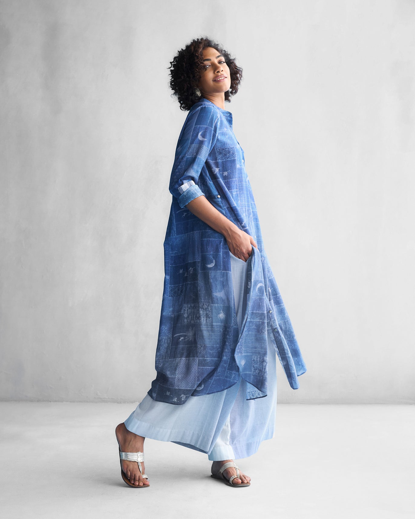 Good Opening Kurta - Navy