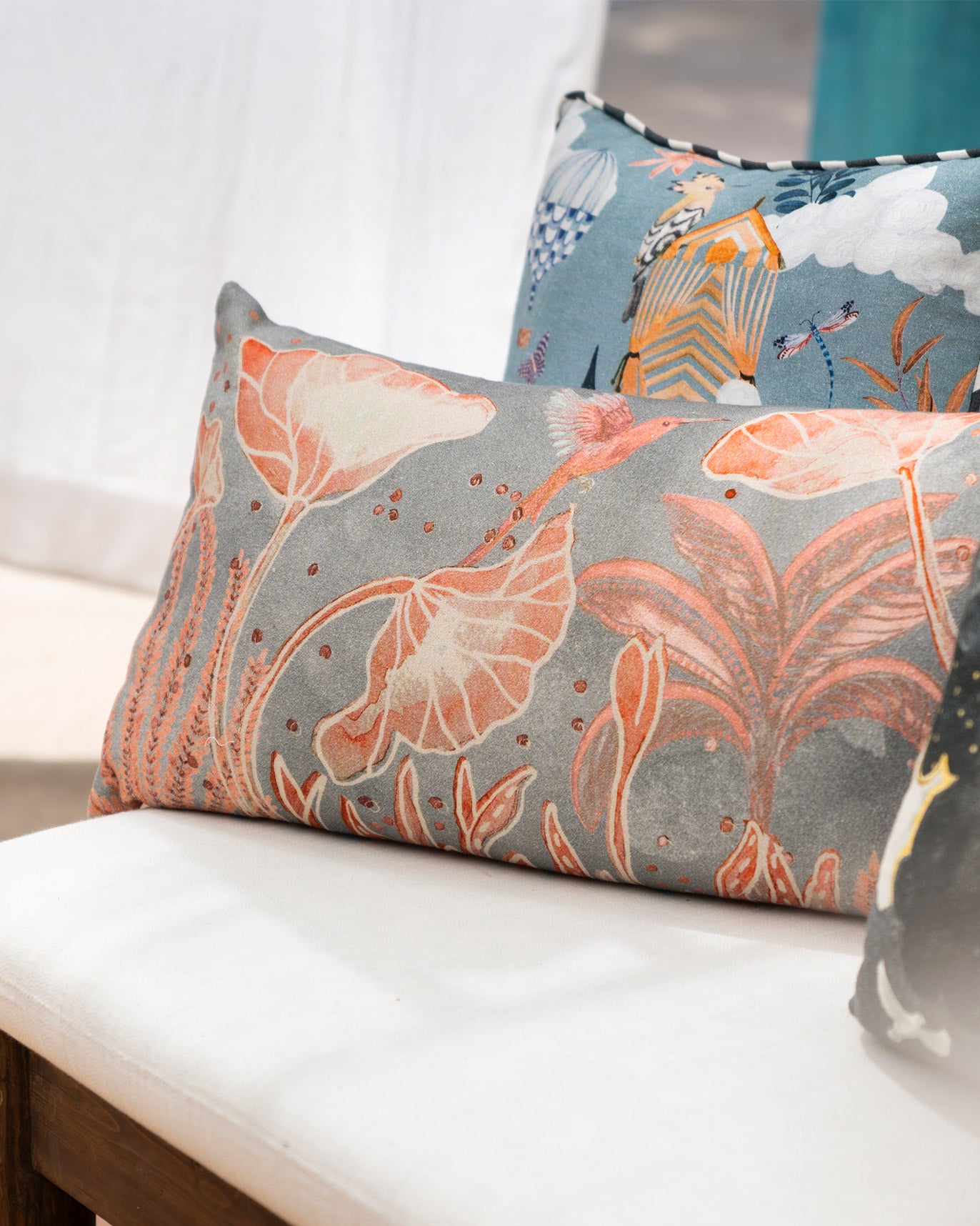 Water Lily Cushion Cover