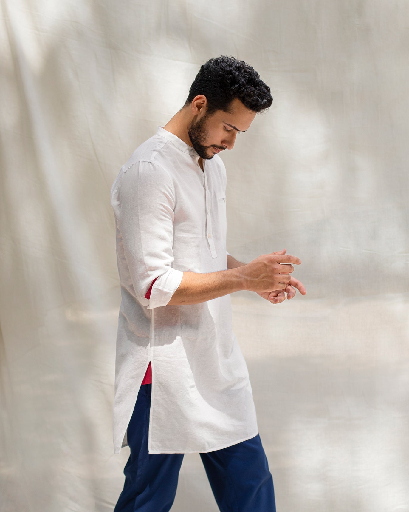 Pondicherry Kurta - White