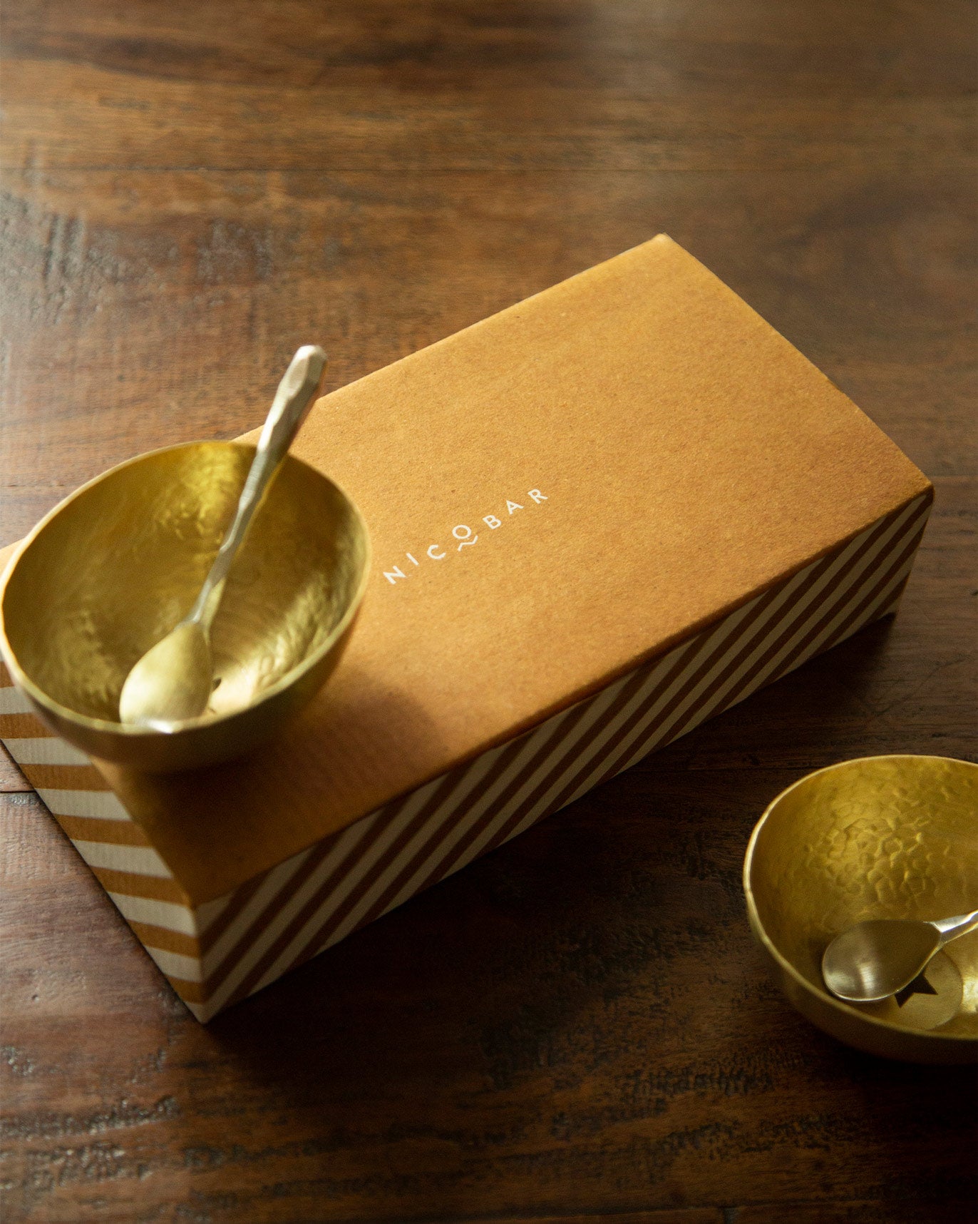 Icon Nut bowls with spoon (Set of 2)