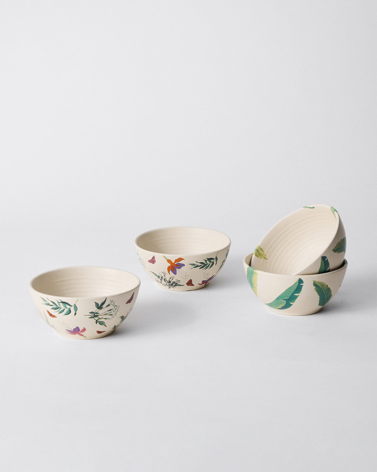 Ceylon Garden Cereal Bowl Set