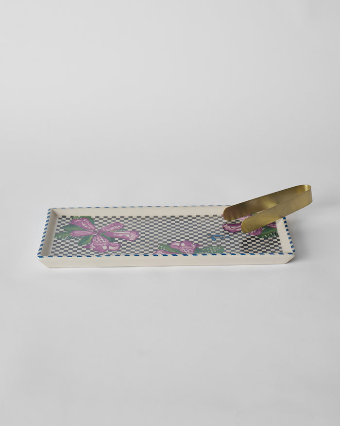 Buransh Cookie Tray with Tong