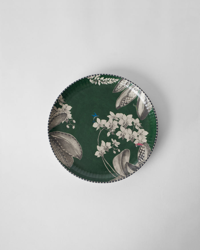 Reesha Quarter Plate - Green