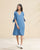 A-line Dress - Light Blue