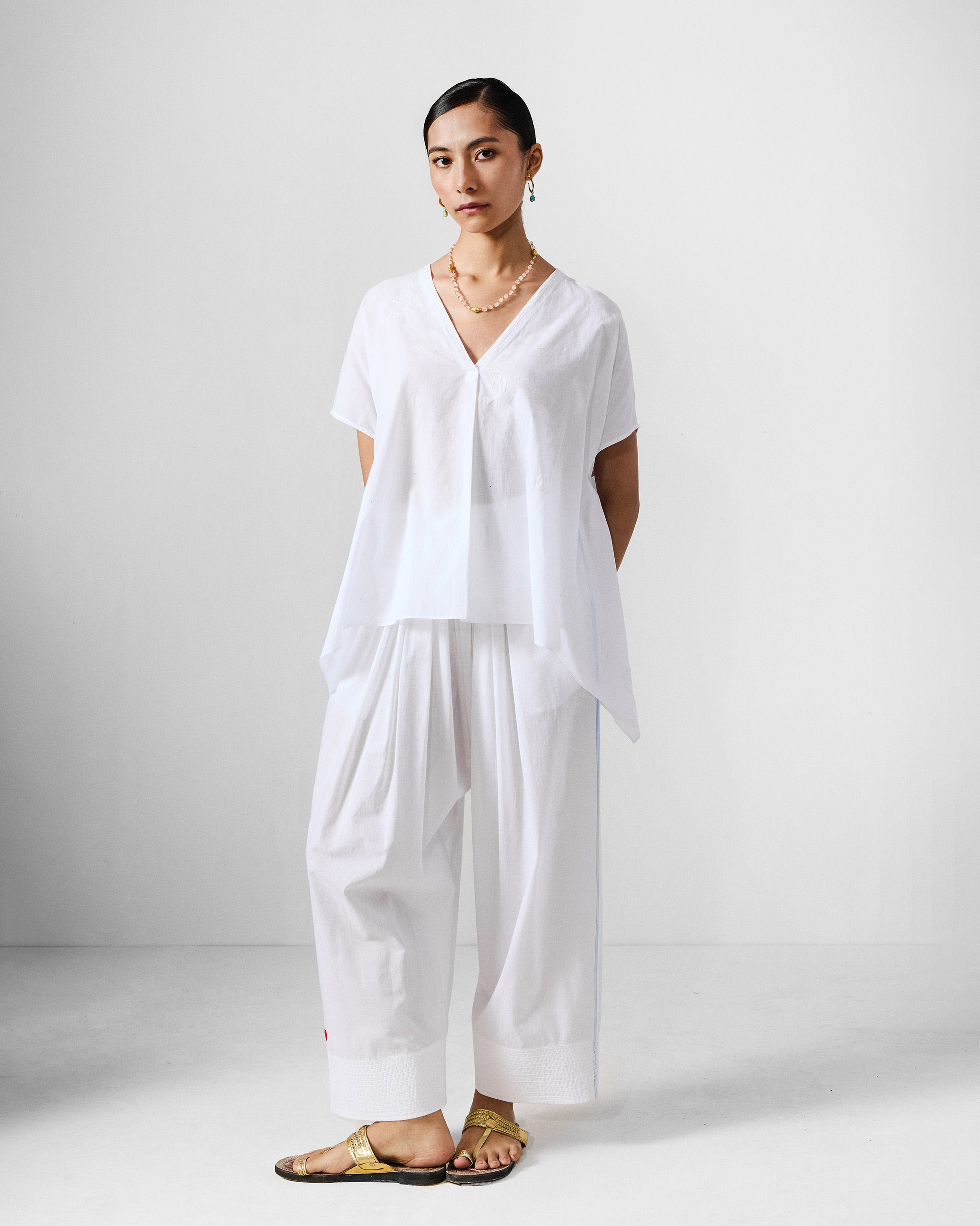 The Riva Top Set - Ivory