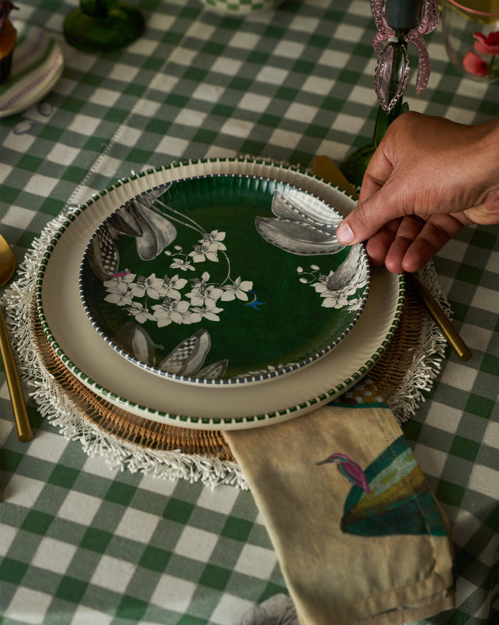 Reesha Quarter Plate - Green