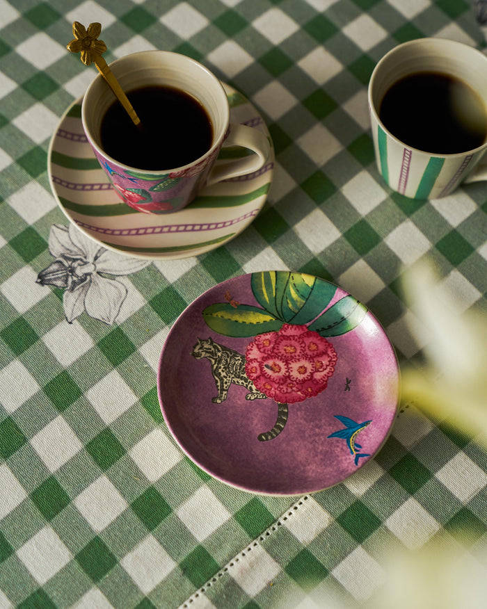 Buransh Tea Plate - Set of 4