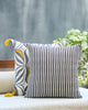 Gota Palm Cushion Cover - Charcoal