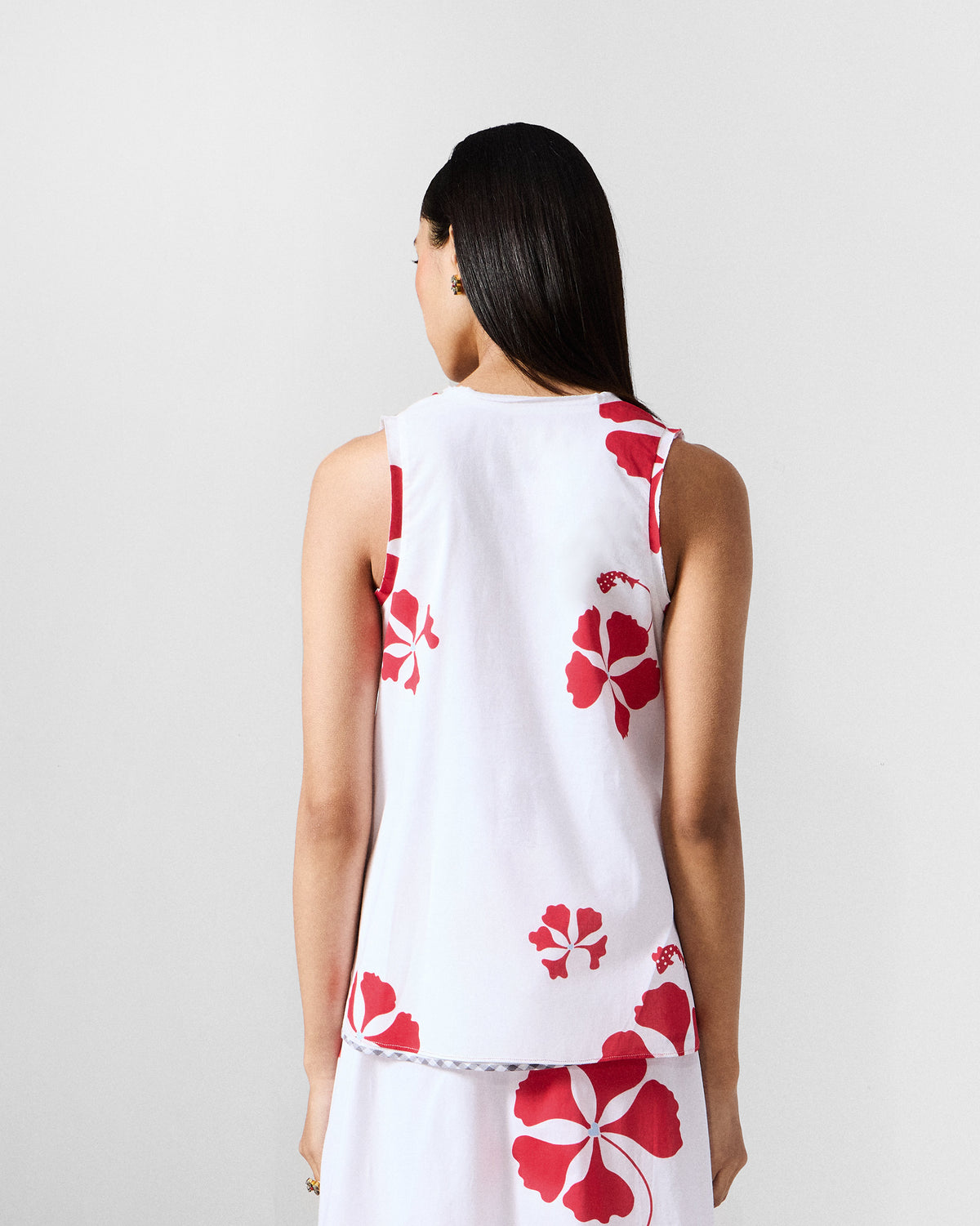 The Kiva Set - White & Red Printed thumbnail 3