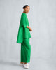 The High Slit Top Set - Green