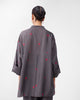 The Cirrus Set - Charcoal & Watermelon Embroidered