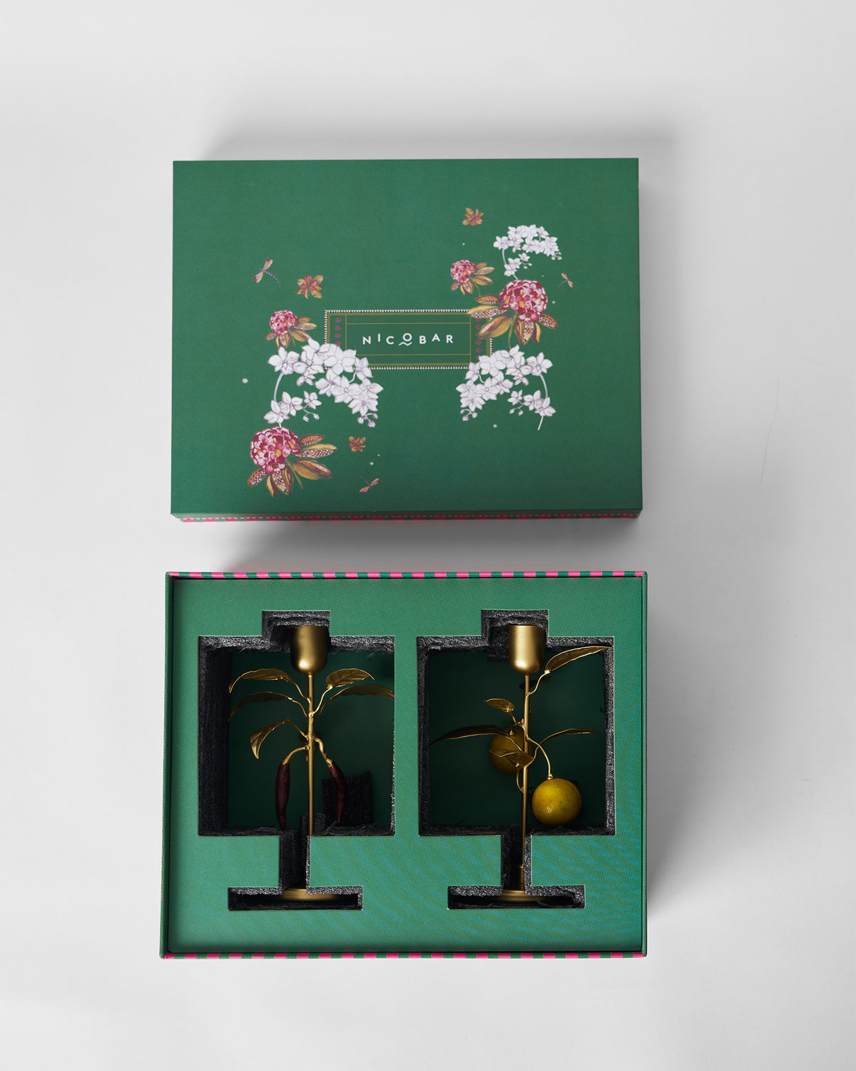 Nimbu & Mirchi Candle Holder Set of 2