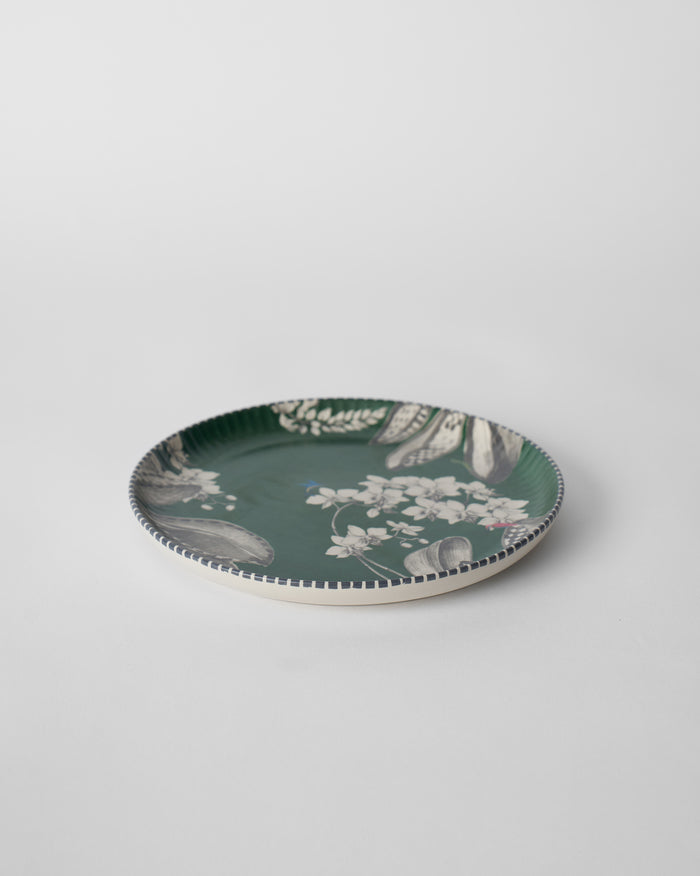 Reesha Quarter Plate - Green