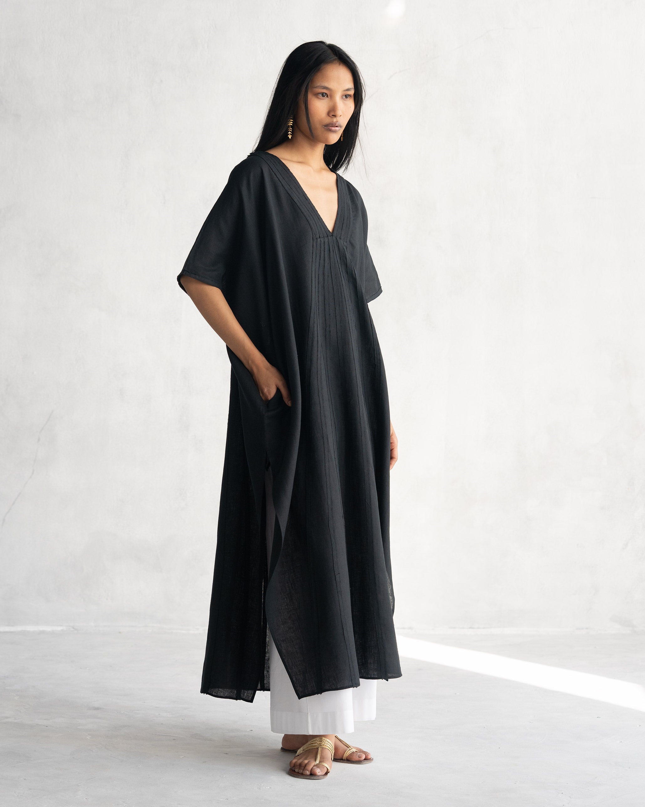 Tulum Kaftan - Black