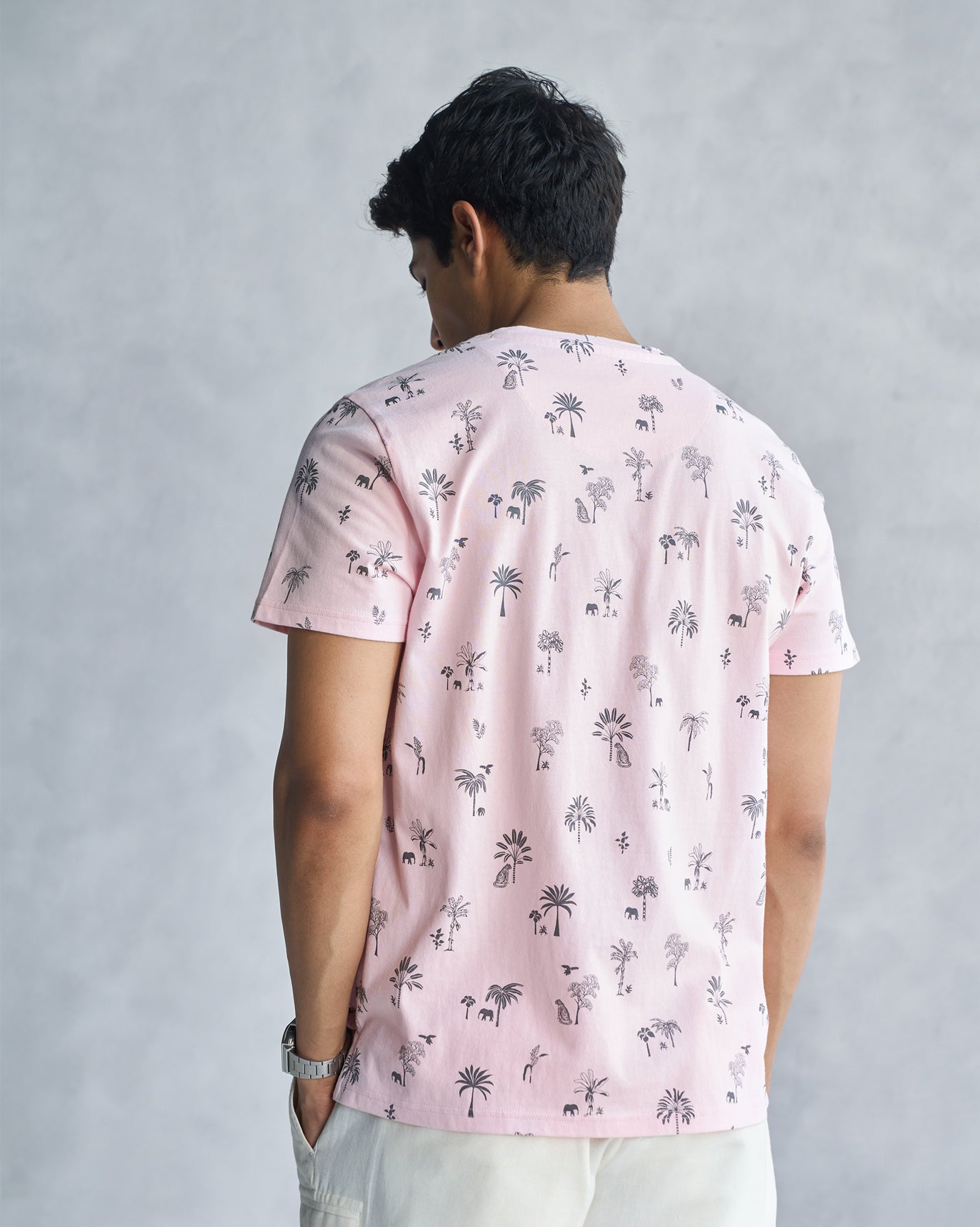 Jungle T-shirt - Soft Pink