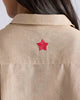 The Drop Armhole Shirt Set - Beige