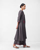 The Lama Set - Charcoal & Watermelon Embroidered