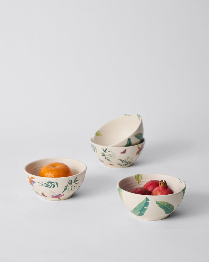 Ceylon Garden Cereal Bowl Set