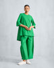 The High Slit Top Set - Green