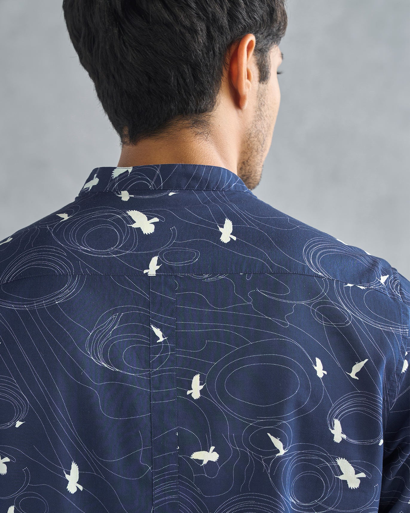 Nawab Shirt - Deep Navy