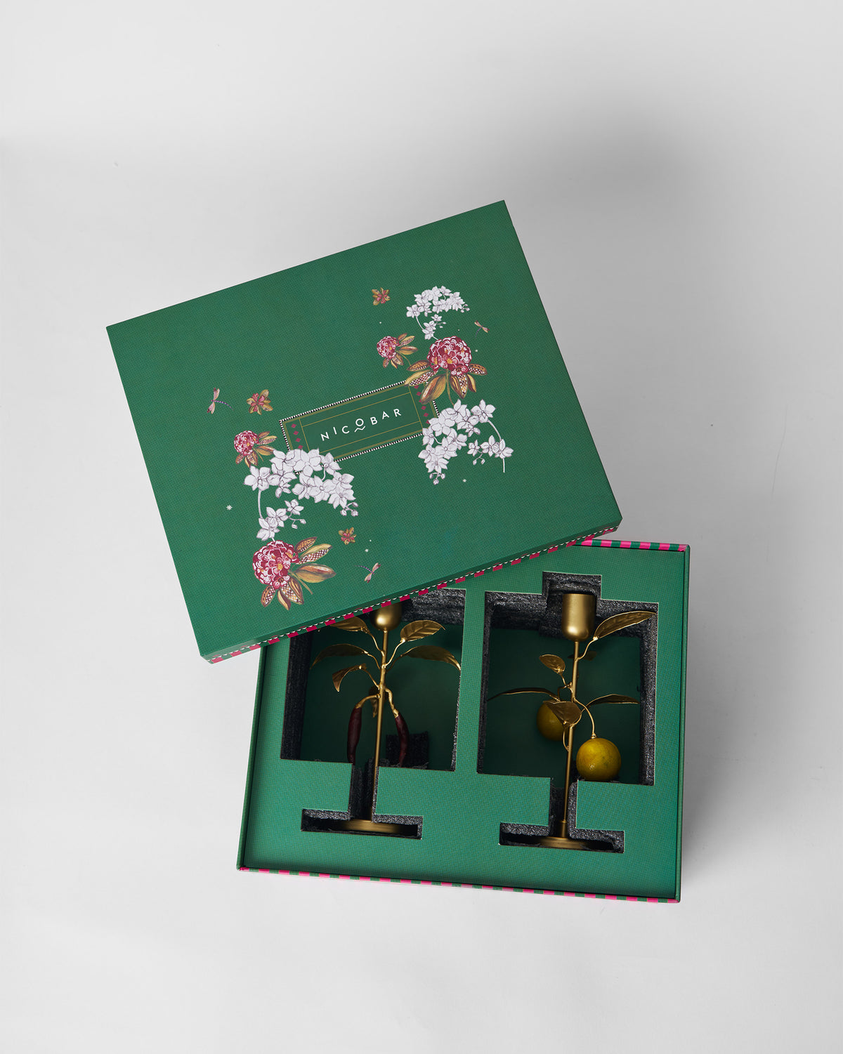 Nimbu & Mirchi Candle Holder Set of 2