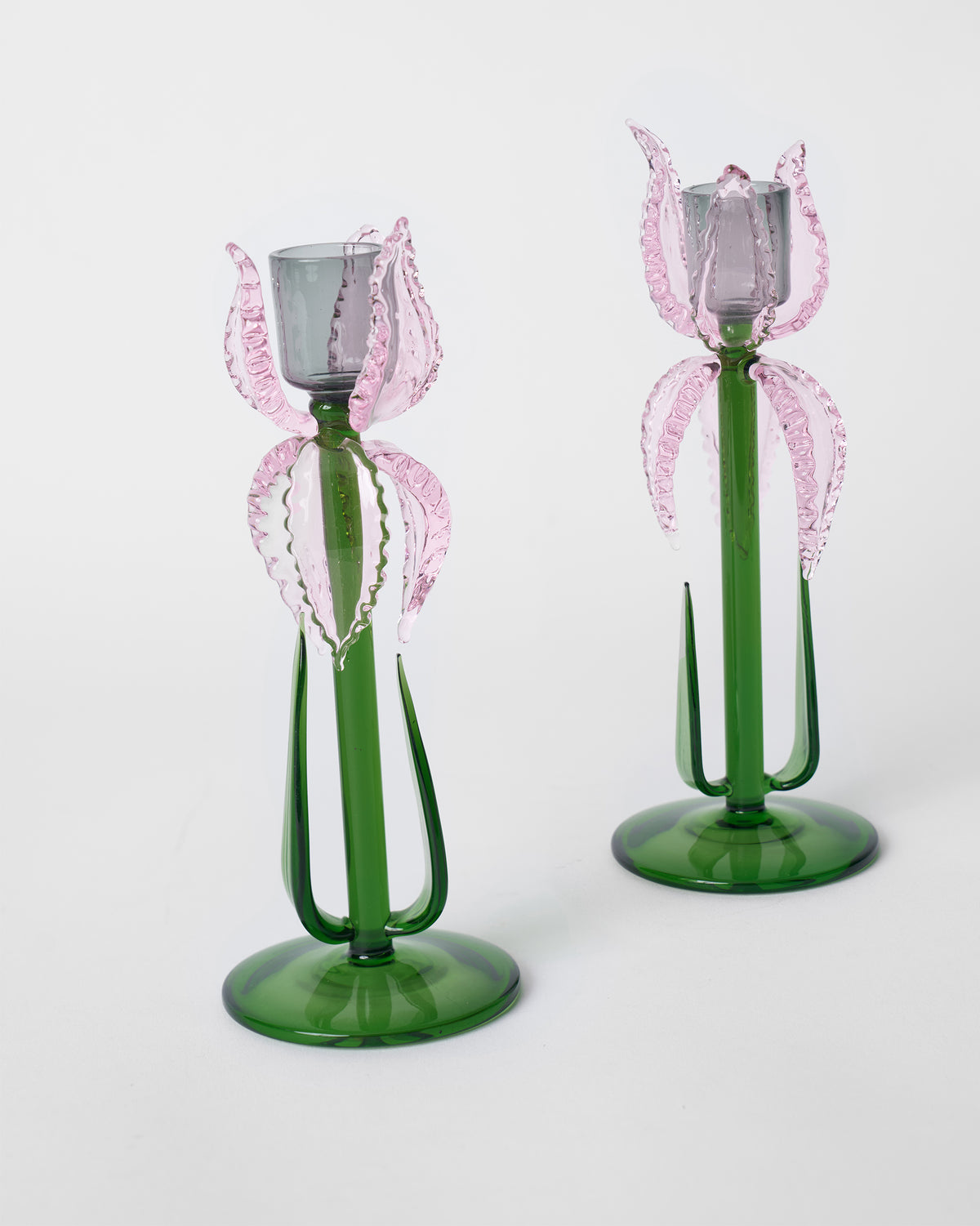 Kaveri Candle Stand - Set of 2 with taper candles