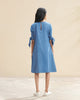 A-line Dress - Light Blue