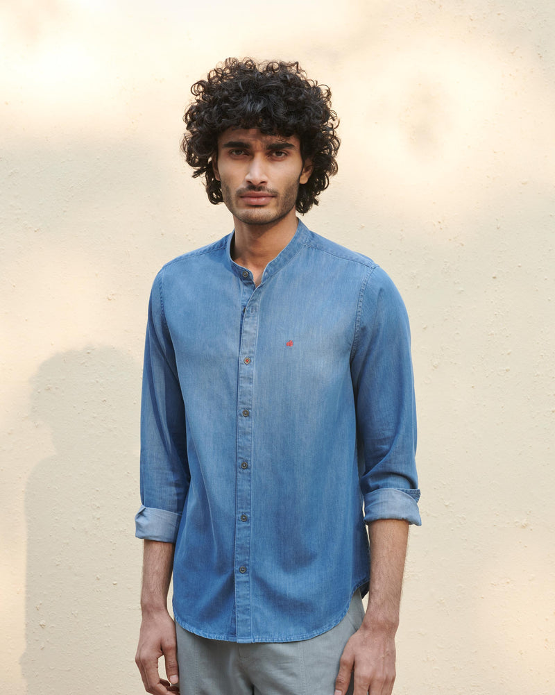 Nawab Shirt - Light Blue