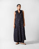The Parallel Kurta - Black & Gold Printed