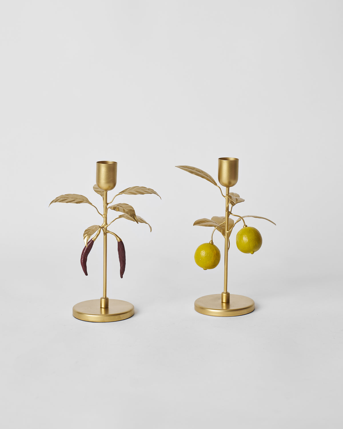 Nimbu & Mirchi Candle Holder Set of 2