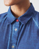 The Raglan Sleeves Shirt Set - Blue