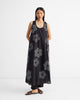 The Double Layer Kurta Set - Black Embroidered