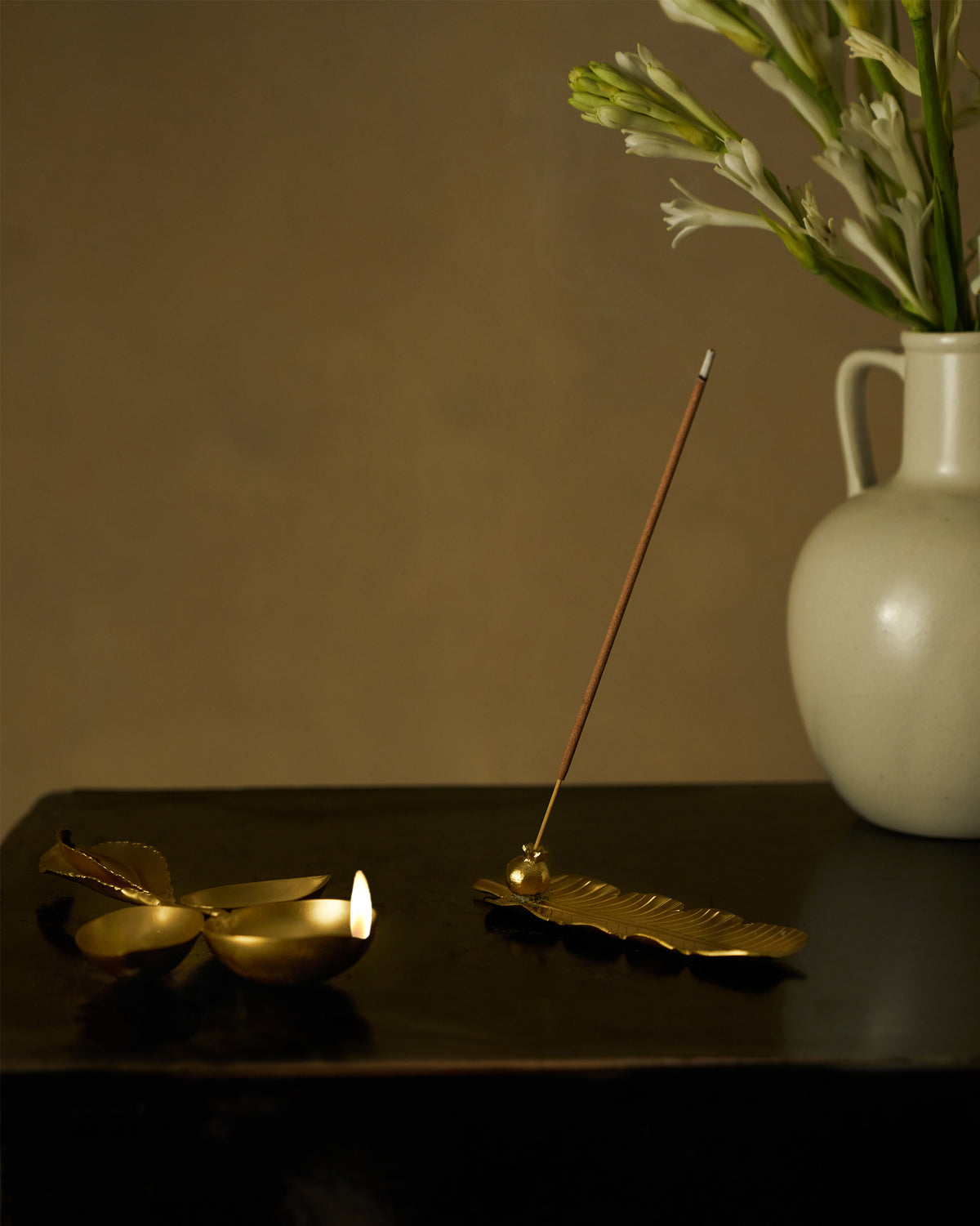 Taal Gift Set - Incense holder, diya and incense sticks