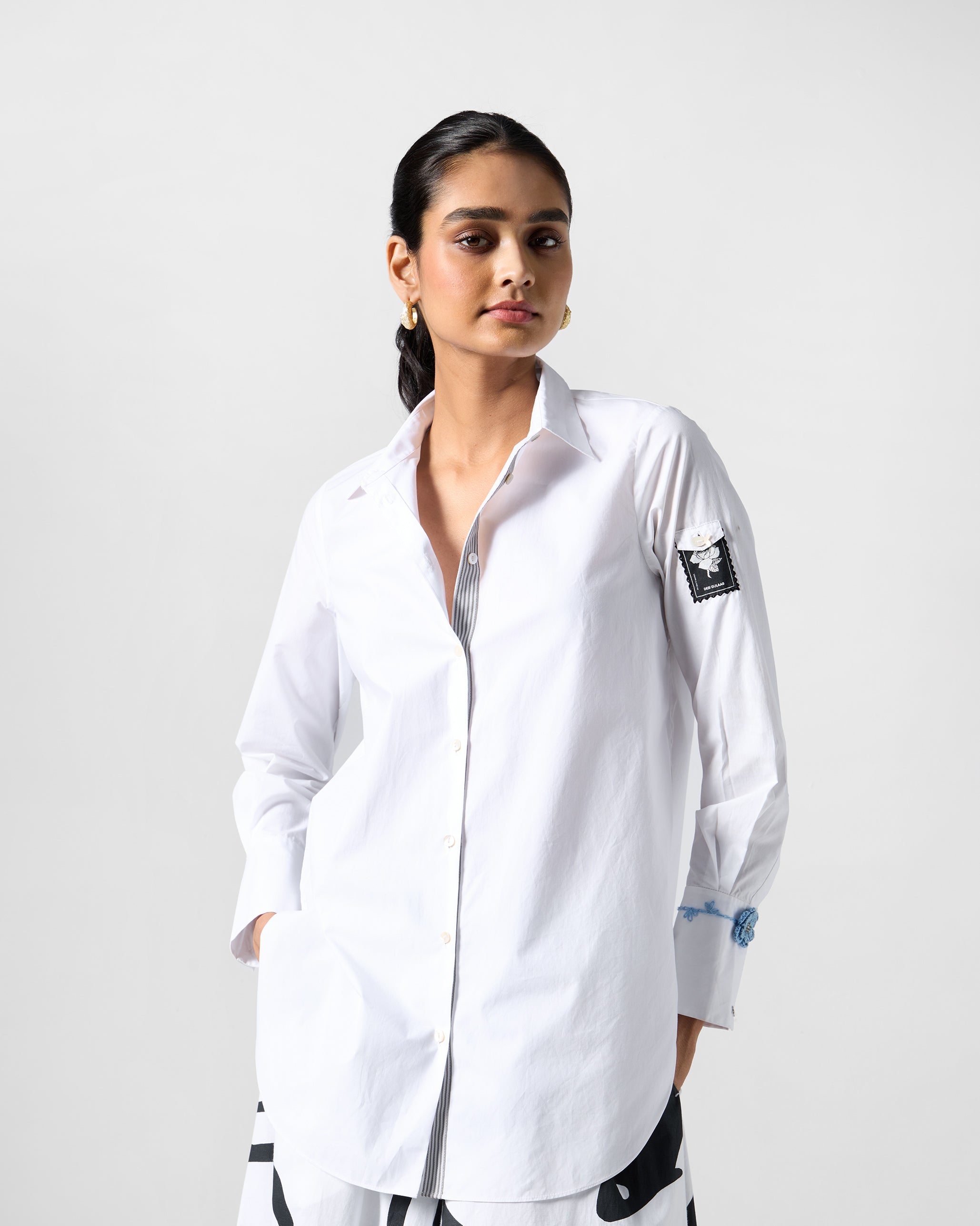 The Trench Shirt Set - Black & White