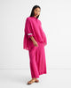 The Dolman Top Set - Fuchsia