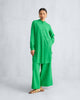 The Basic Mid Length Kurta Set - Green