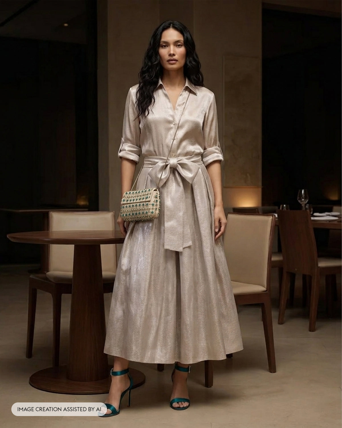 Prance Skirt - Jacquard Tissue Organza