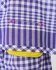 Anna Top Set - Purple & White Checks
