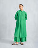The Basic Long Length Kurta Set - Green