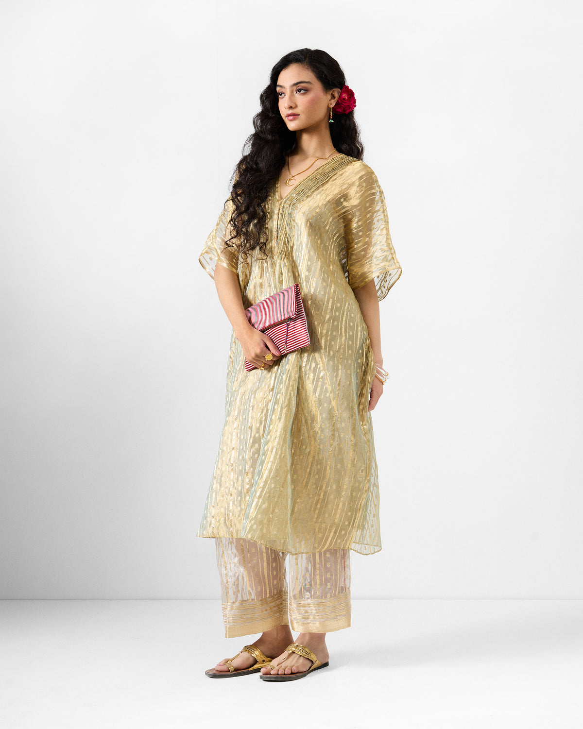 The Kolad Kaftan Set - Gold