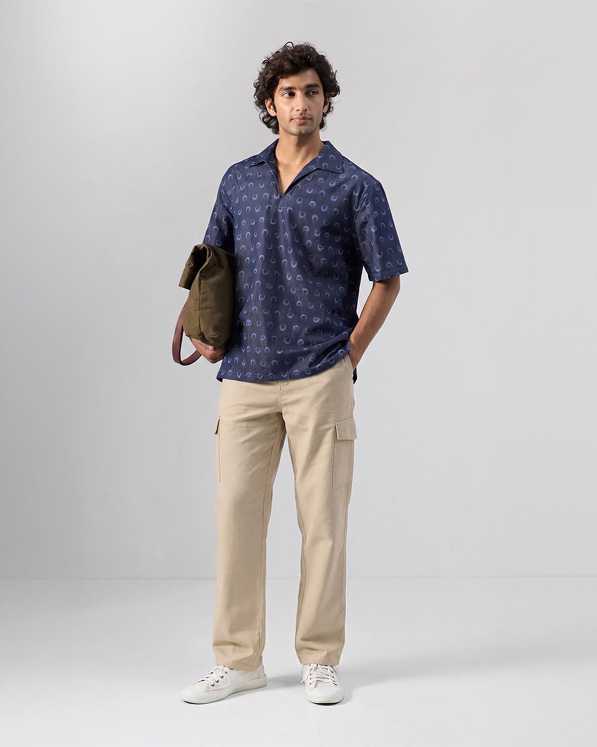 Yamuna Kurta Shirt - Cotton Denim Relaxed fit