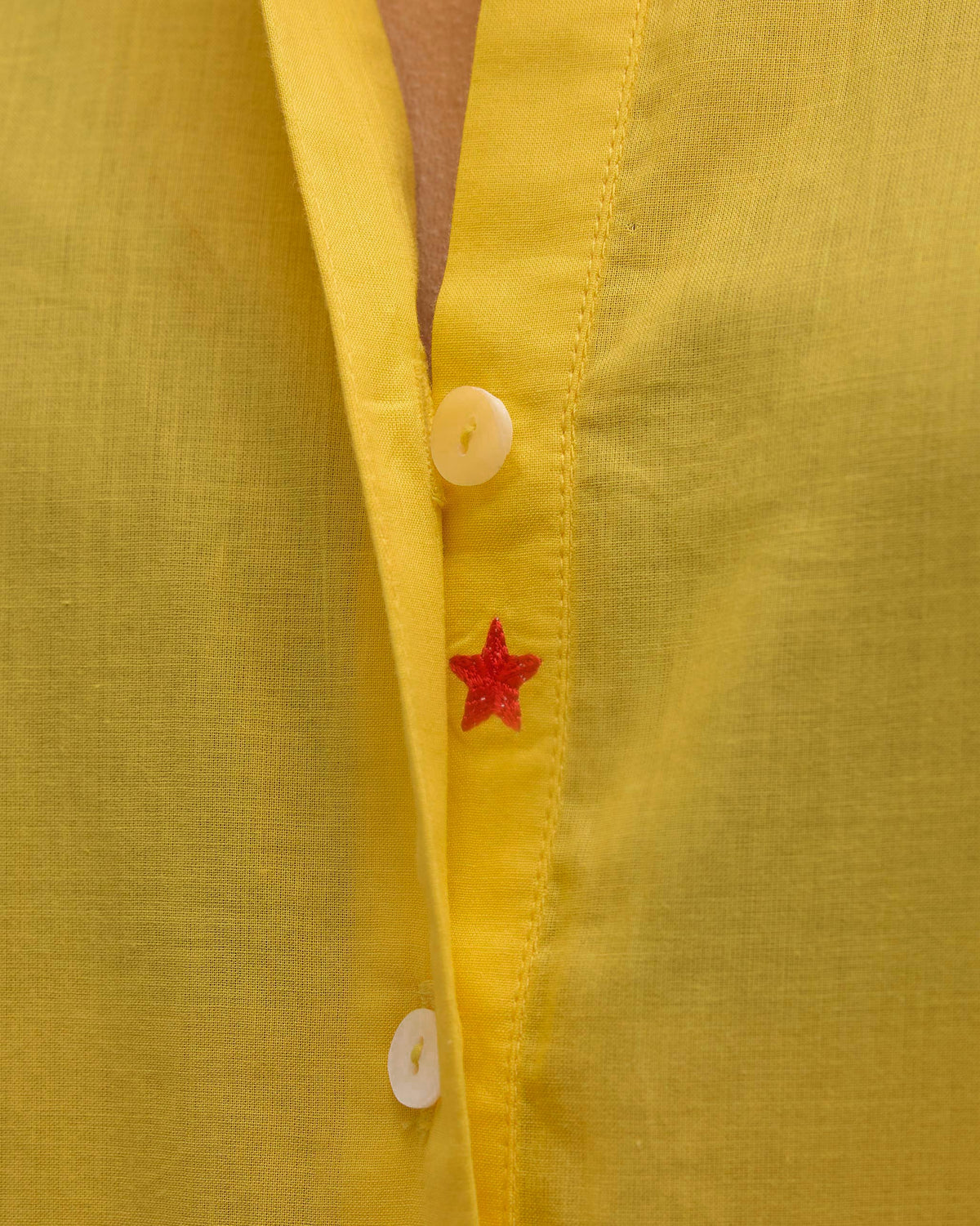 The Basic Mid Length Kurta Set - Yellow thumbnail 4