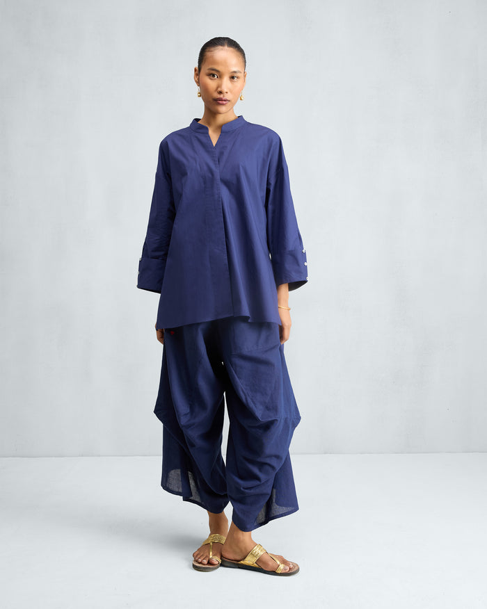 The Cirrus Shirt Set - Ink Blue