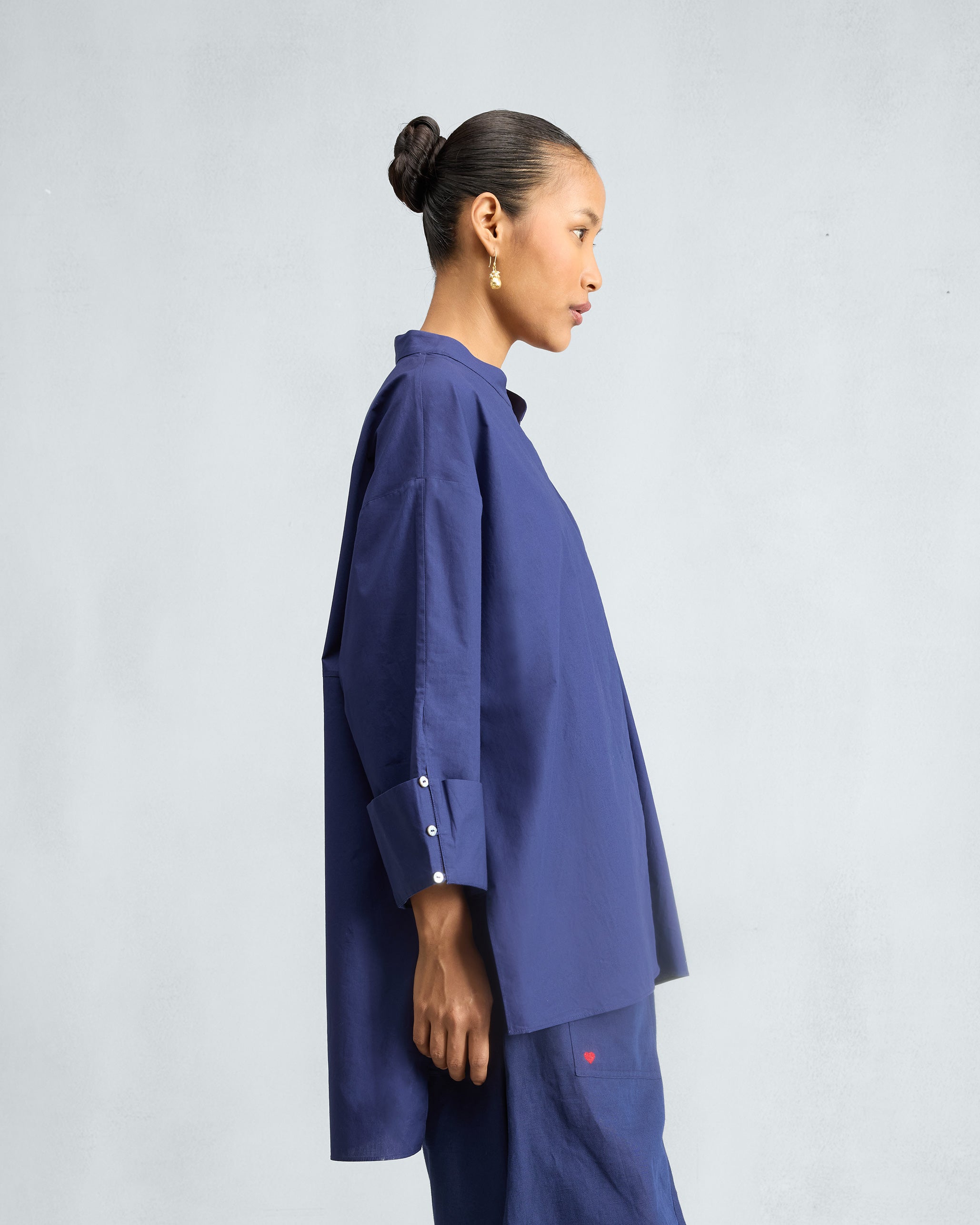 The Cirrus Shirt Set - Ink Blue