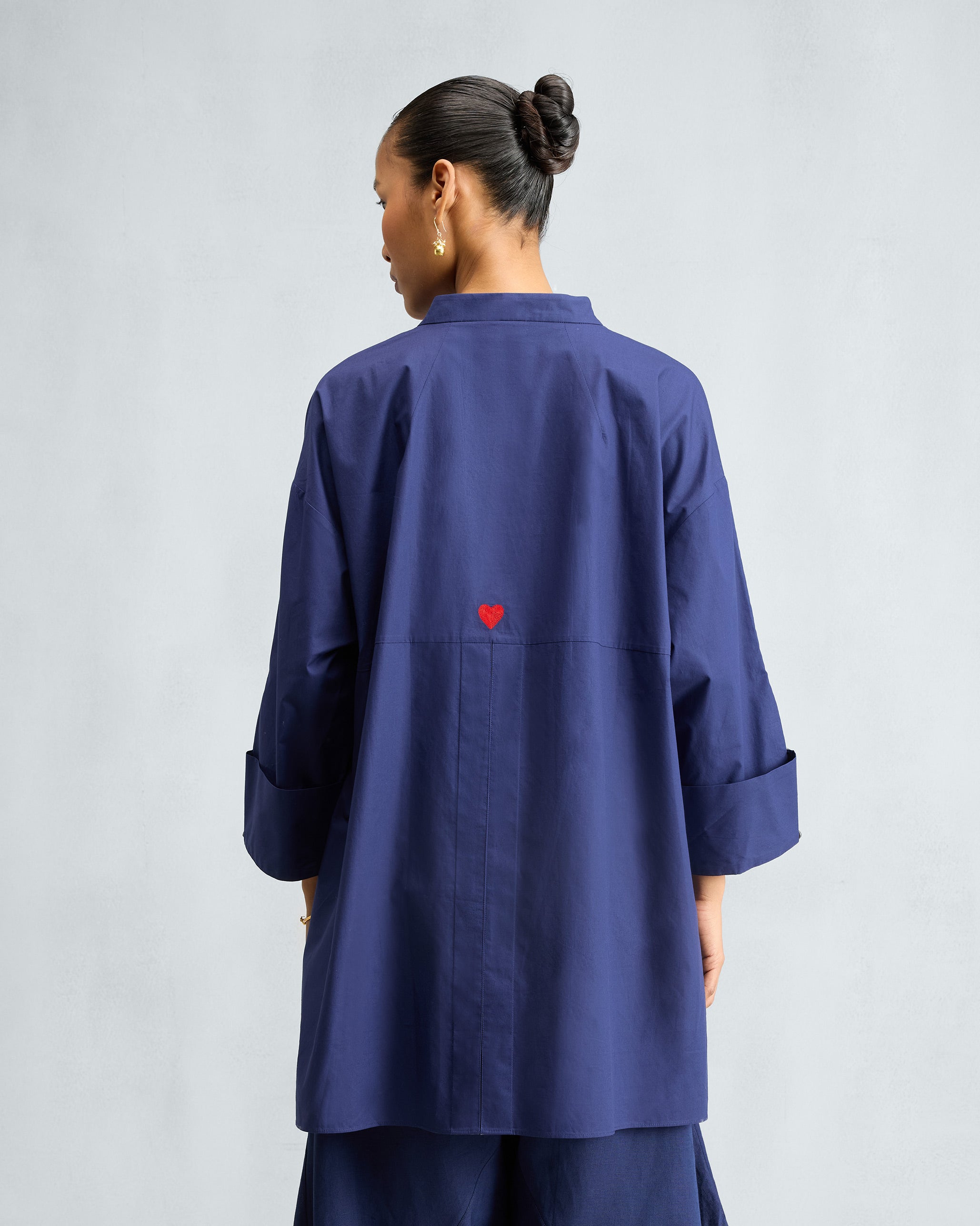 The Cirrus Shirt Set - Ink Blue