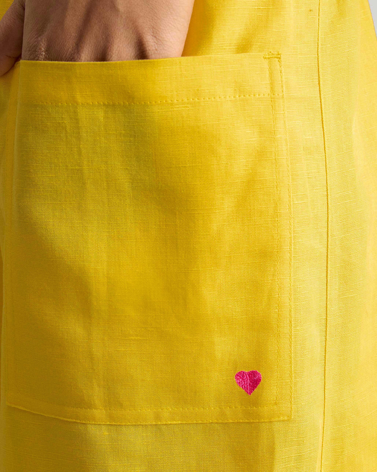 The High Slit Top Set - Yellow