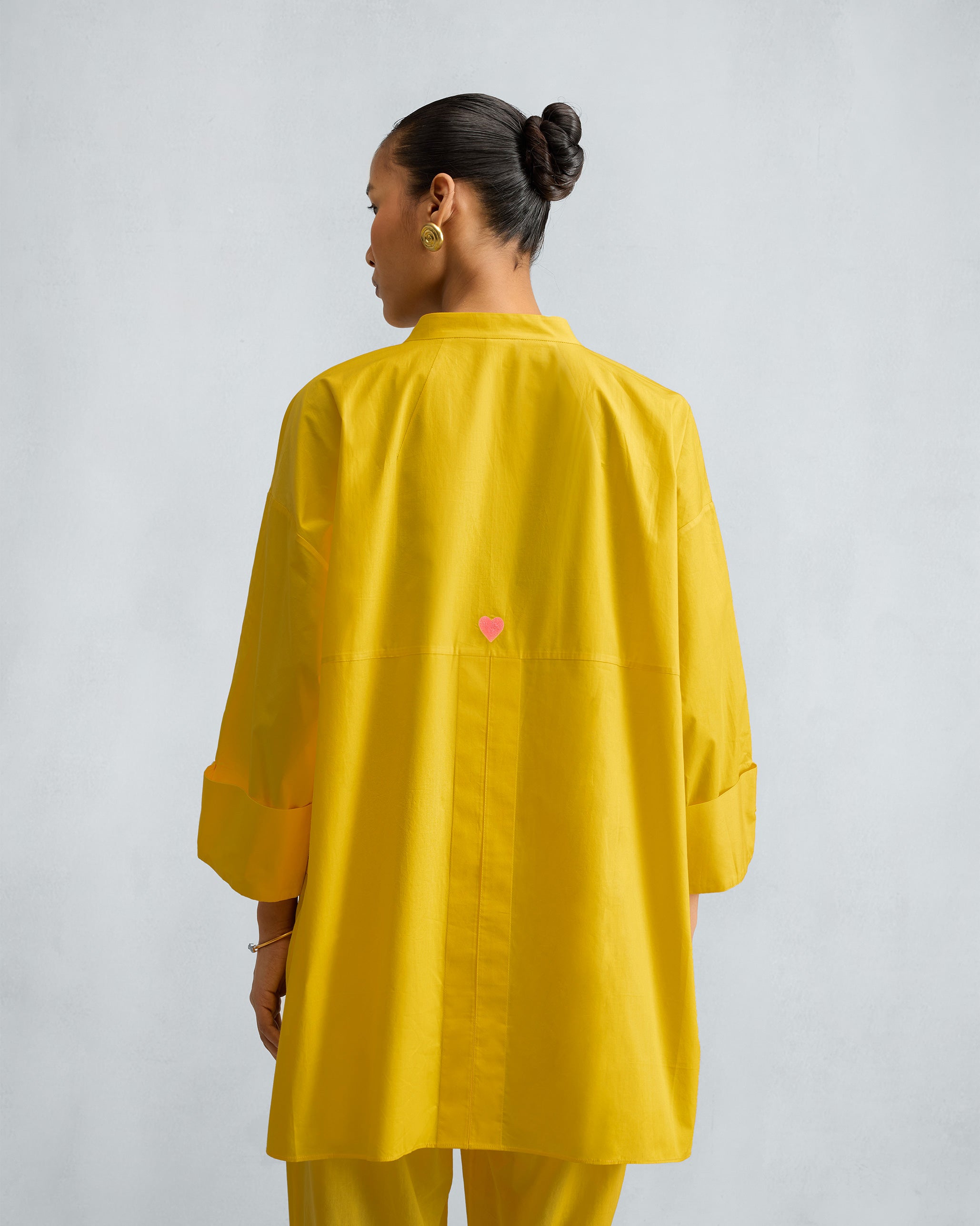 The Cirrus Shirt Set - Yellow