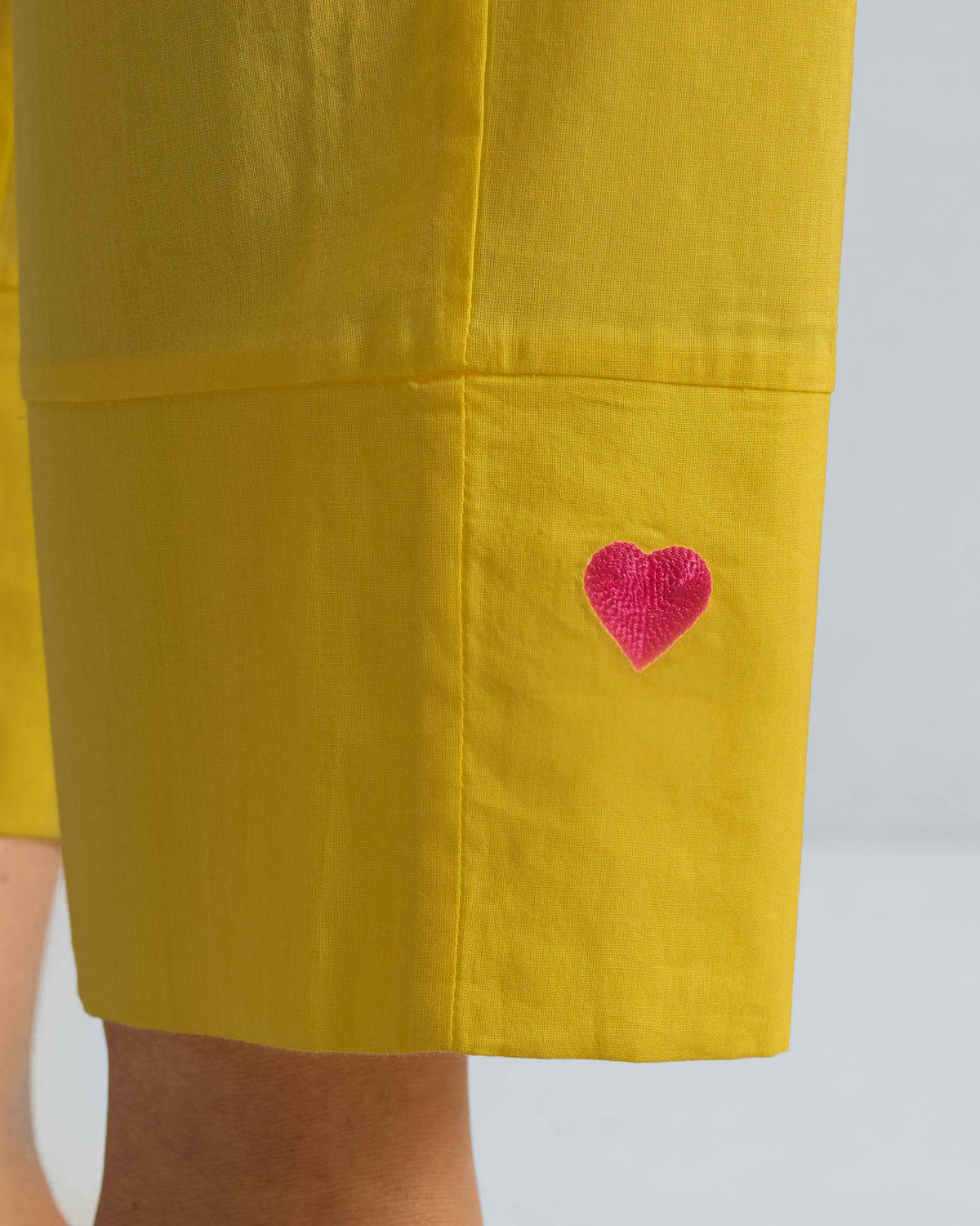 The Basic Long Kurta Set - Yellow