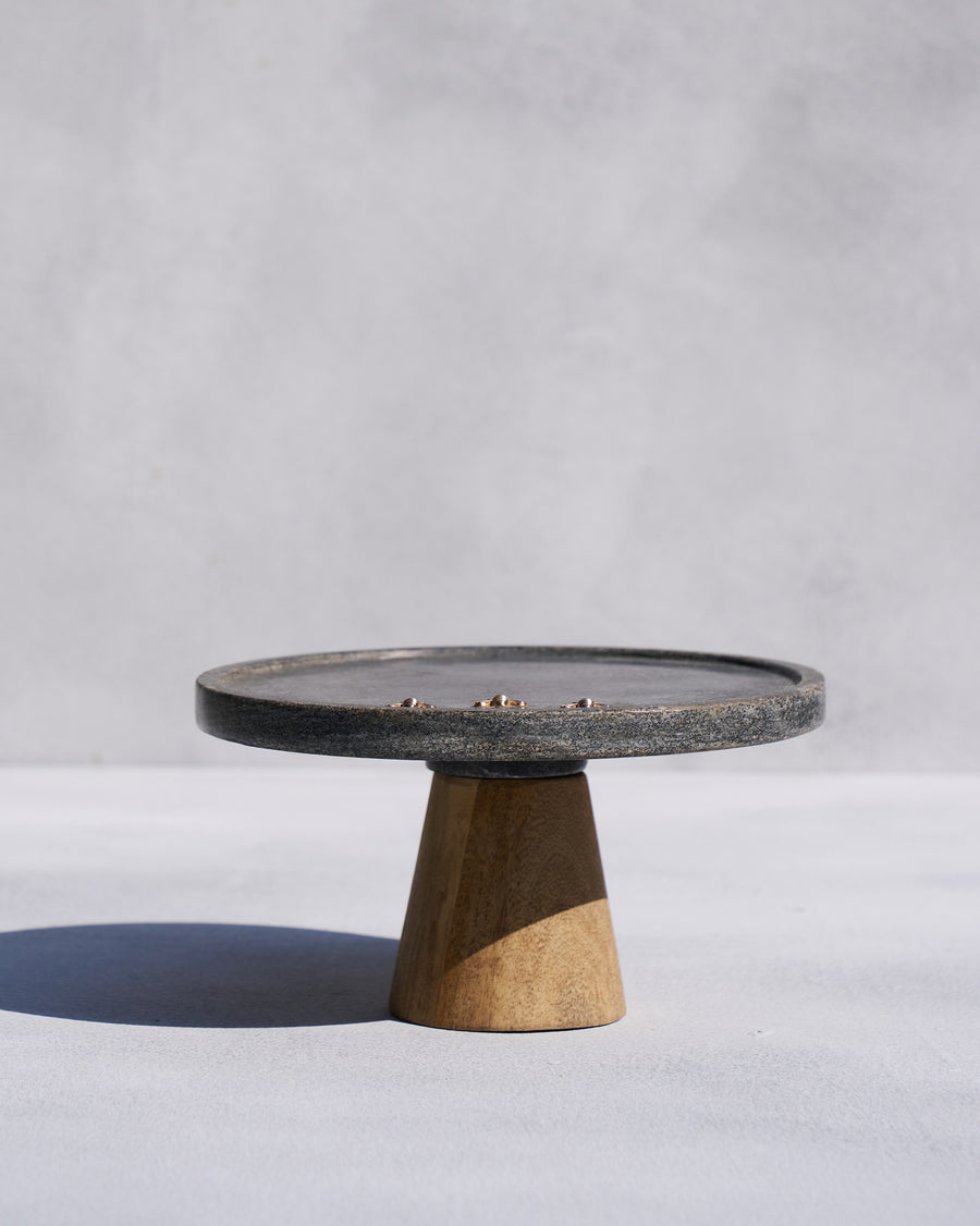 The Firefly Cake Stand from the side.