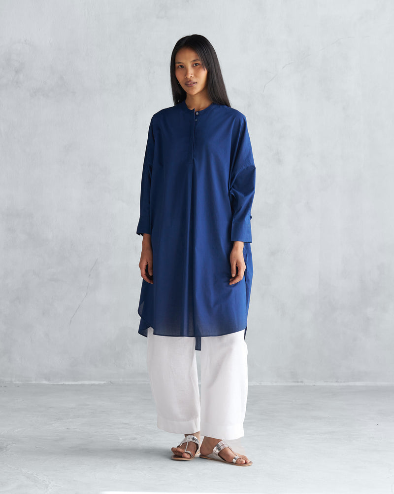 Lazy Sunday Tunic - Indigo